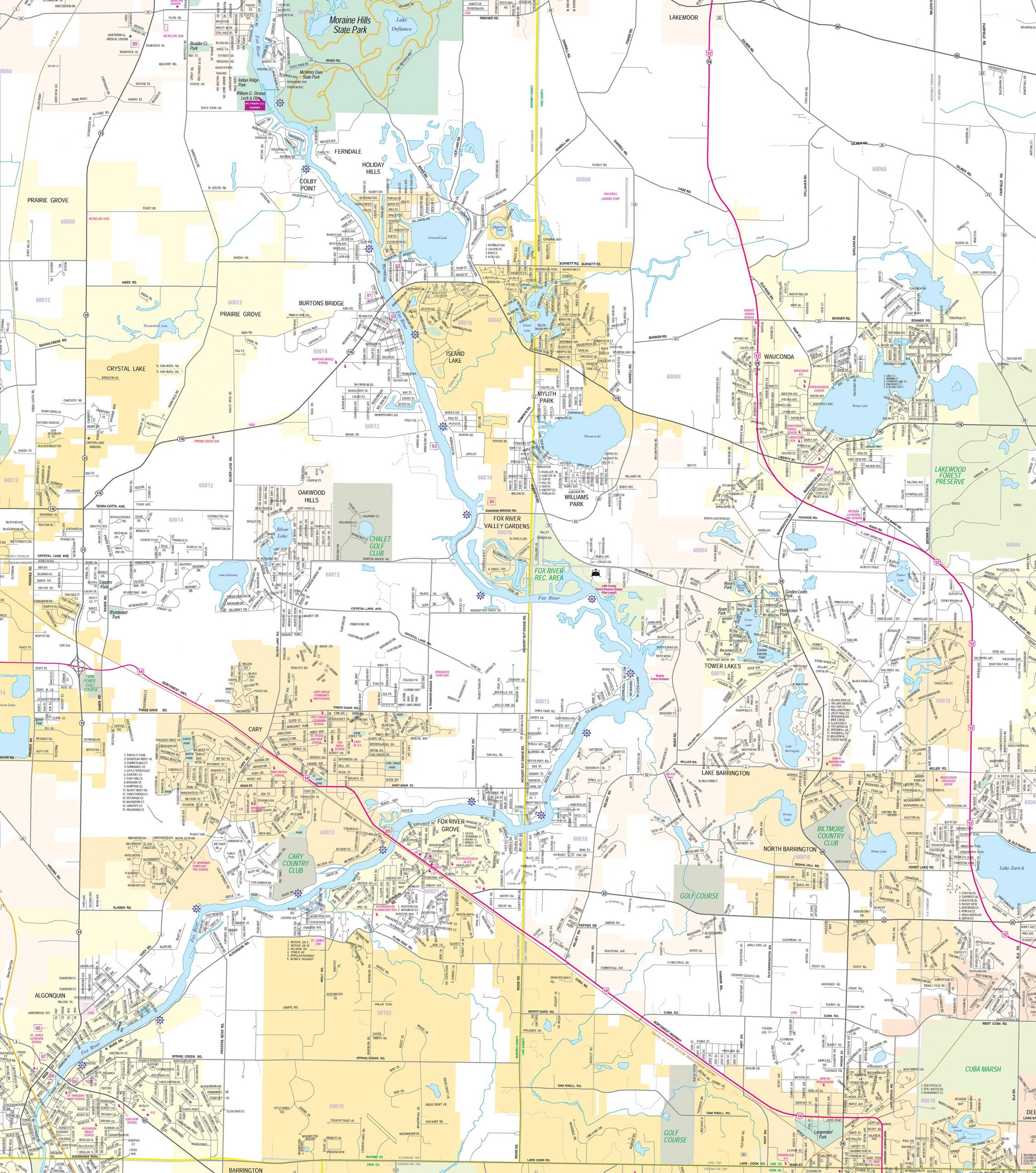 Waterway Map | Fox Waterway Agency