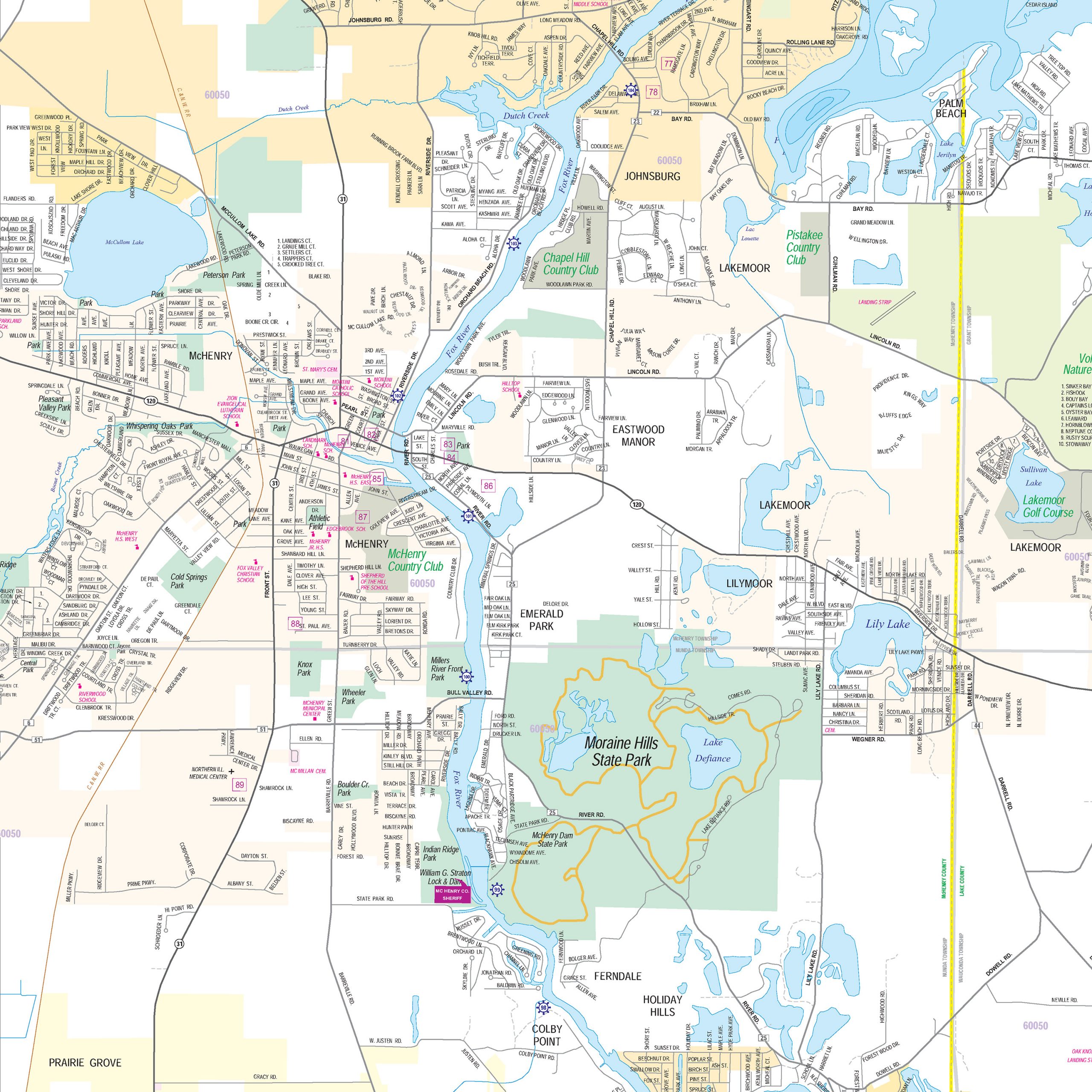 Waterway Map | Fox Waterway Agency