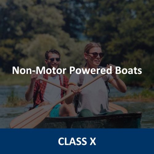 Fox Waterway CLASS X – Non-Motor Powered Boats