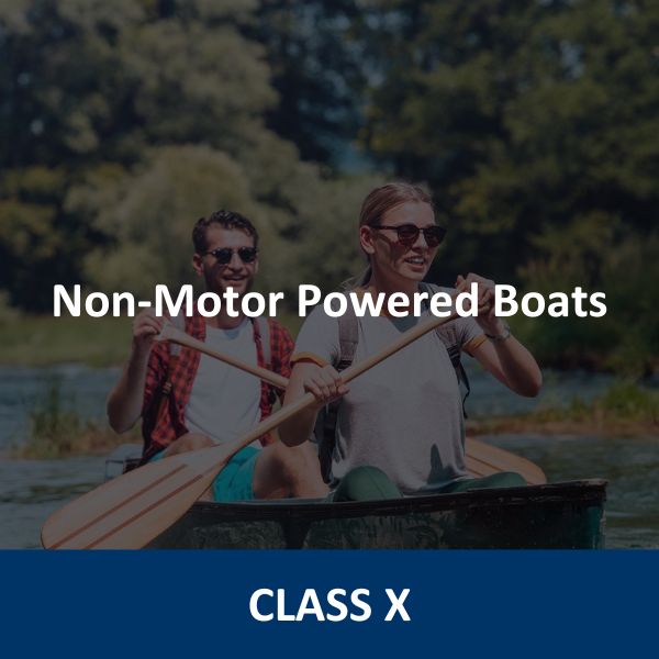 Fox Waterway CLASS X – Non-Motor Powered Boats